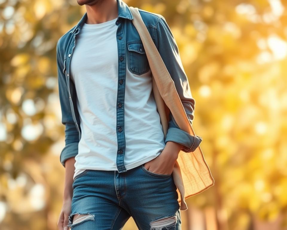 capas de ropa casual