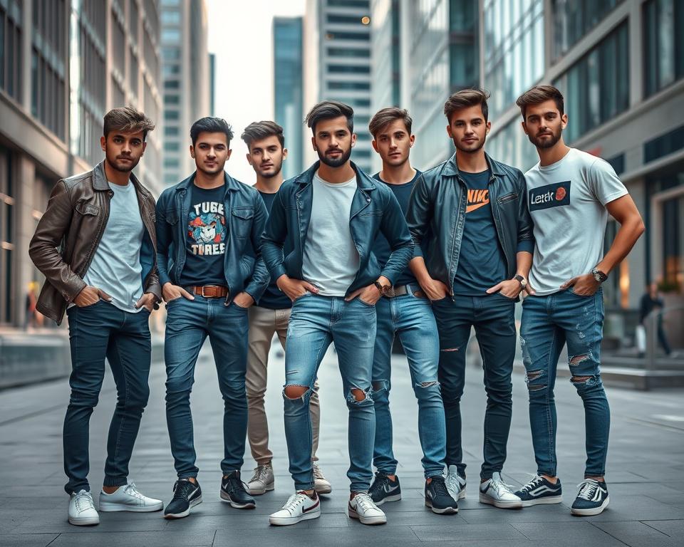 estilos de ropa casual para hombres jóvenes