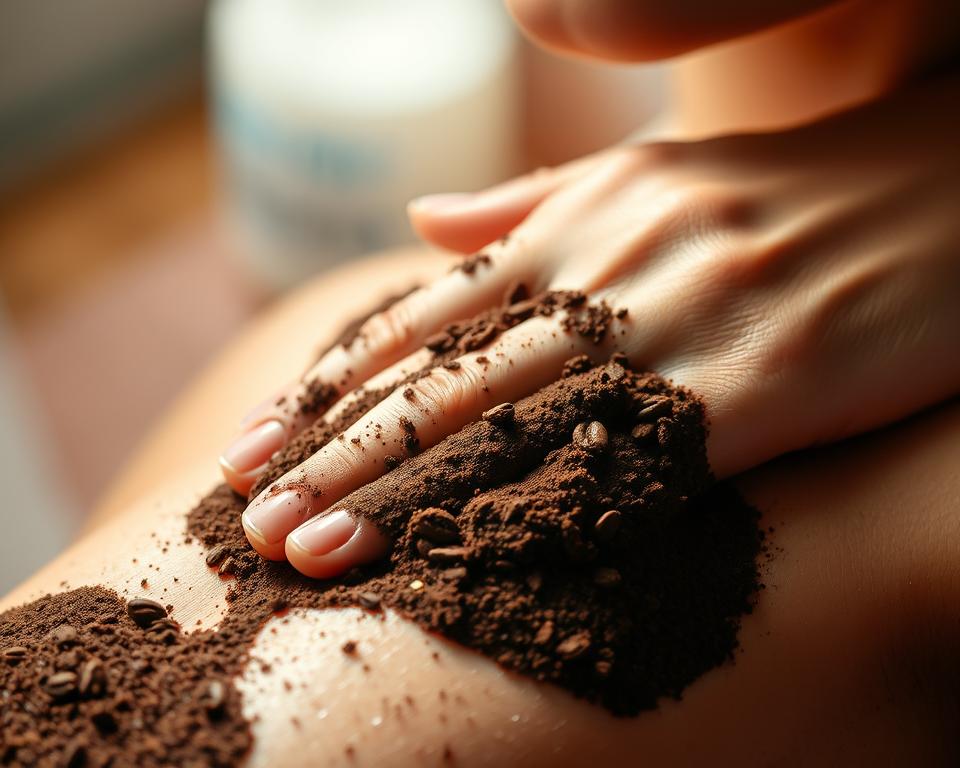 exfoliación con café