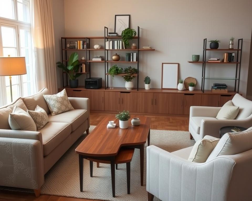 reorganización de muebles sala