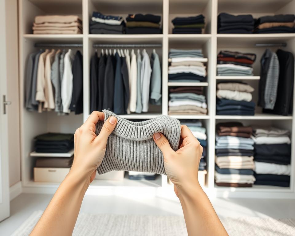 técnicas doblado almacenamiento ropa
